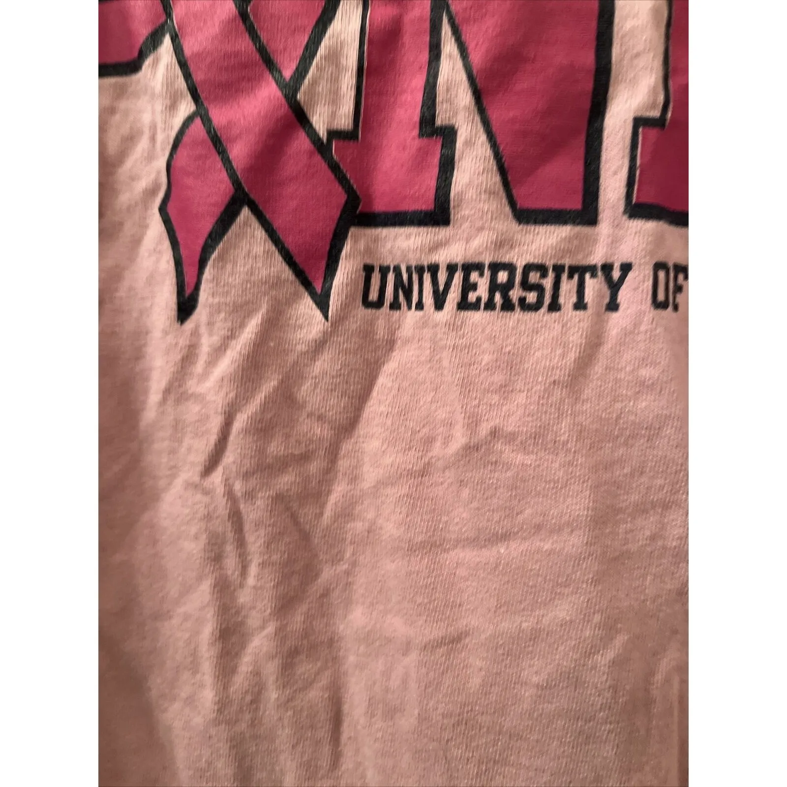 Anvil Men's T-Shirt HOOS THINK PINK UNIVERSITY OF VIRGINIA Pink Size M - Image 8