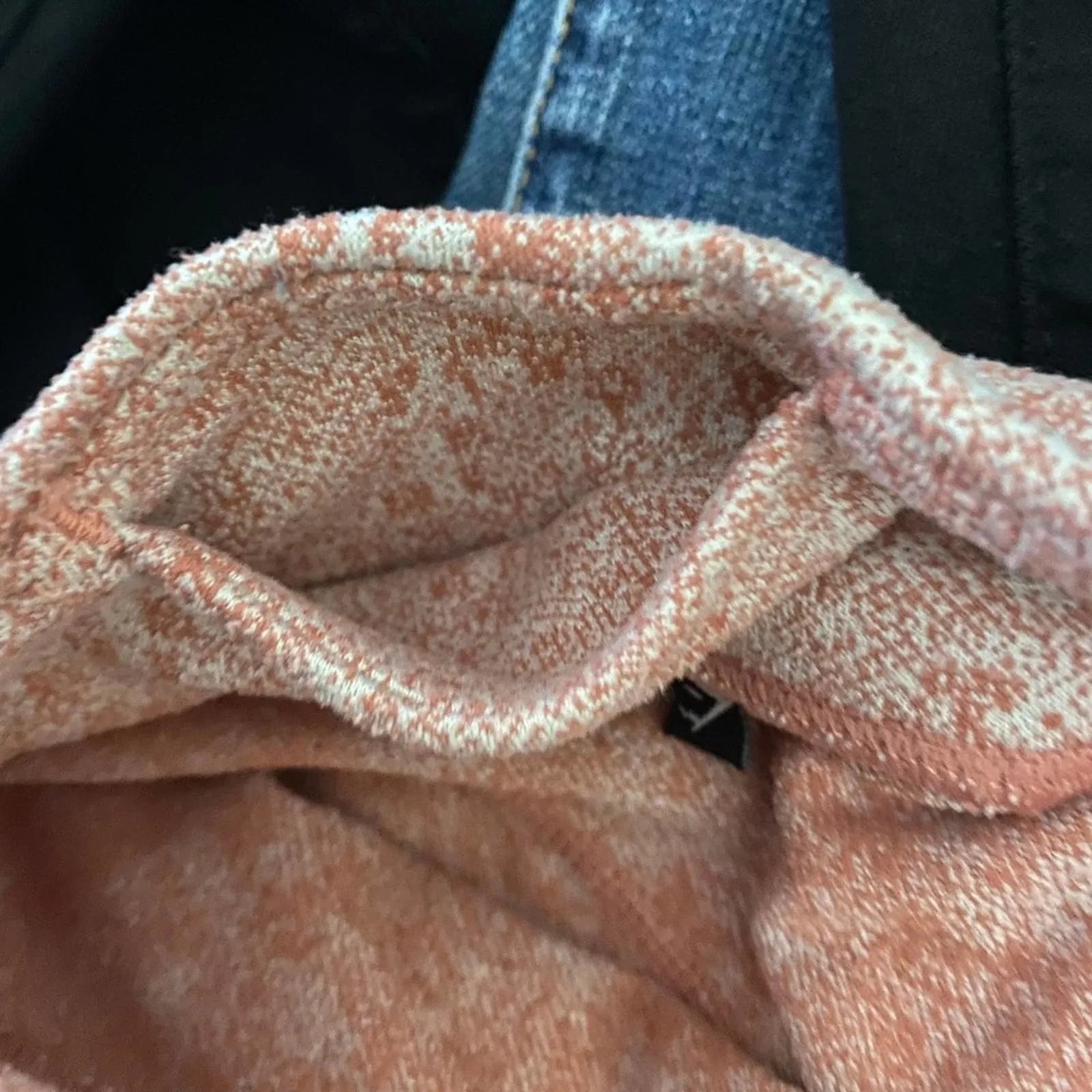 Gymshark Fleur Moroccan Brick Marl Texture Speckled Pink Leggings Sz Small - Image 9