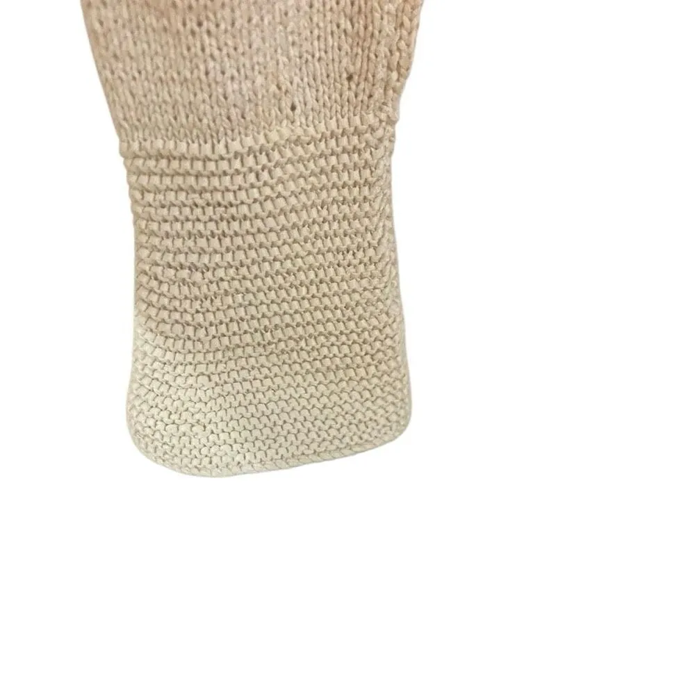 Marion Foale Cream Wool Cardigan Sweater made in England 100% wool - Image 4