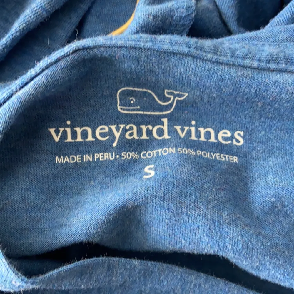 Vineyard Vines Blue Long Sleeve Hoodie Tee - Image 4