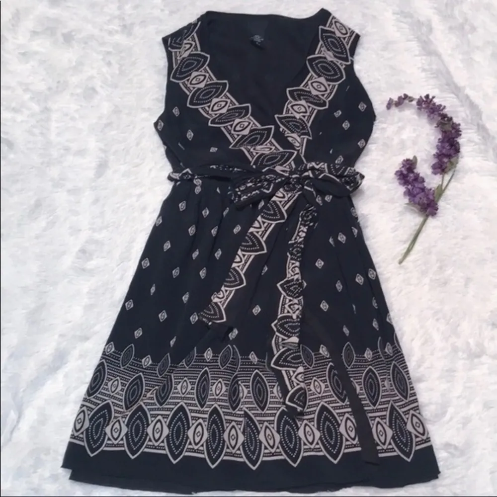 Anna Sui for Target black and white wrap dress Size undefined - Image 4