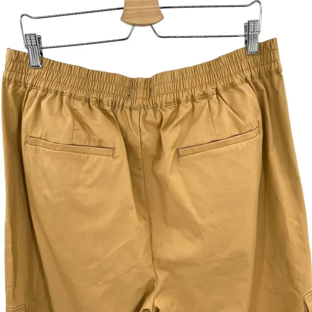 Universal Standard Khaki Tan Pull-On‎ Cargo Pants Size S / Plus Size 14-16 - Image 7
