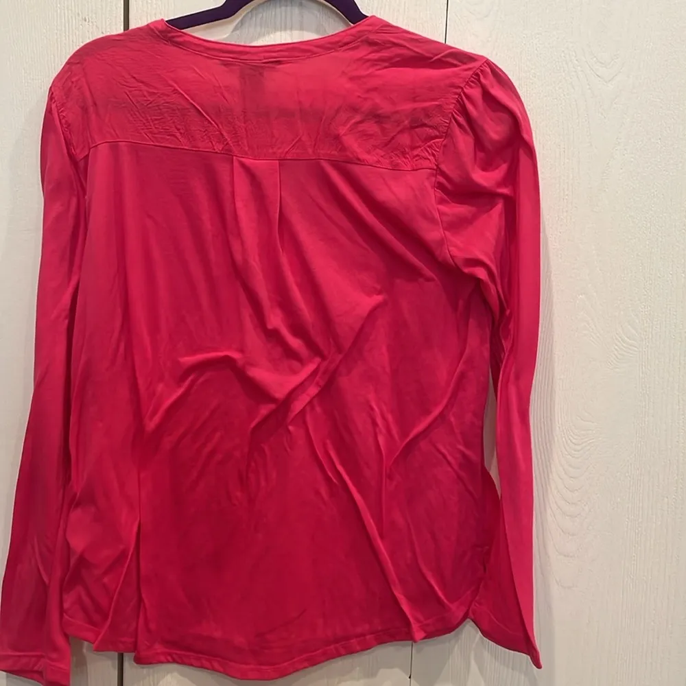 H&M quarter button blouse, women’s size M - Image 4