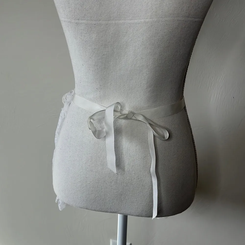 Sexy Maid Costume Accessories White - Image 4