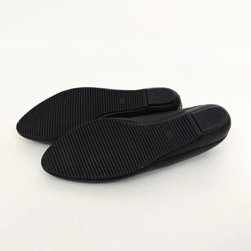 Vintage 90’s Heeled Flats in Black | Size 11 - Image 6