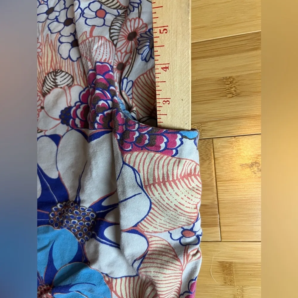 Women's Casual Summer Colorful Flowery short shirt dress w/Pockets, Italy|Sz:S/M Blue Size undefined - Image 7