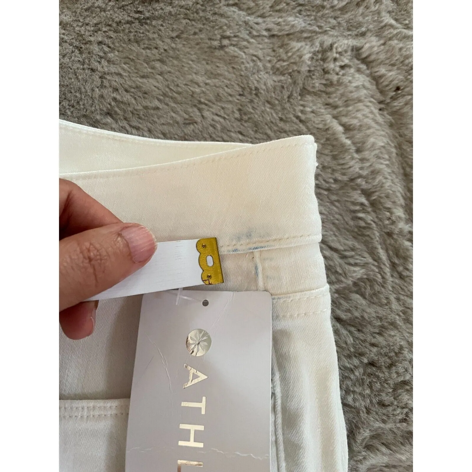 NWT Athleta Skulptek Ultra Skinny Jeans Women's‎ Plus 22 X White Stretch Outdoor - Image 13