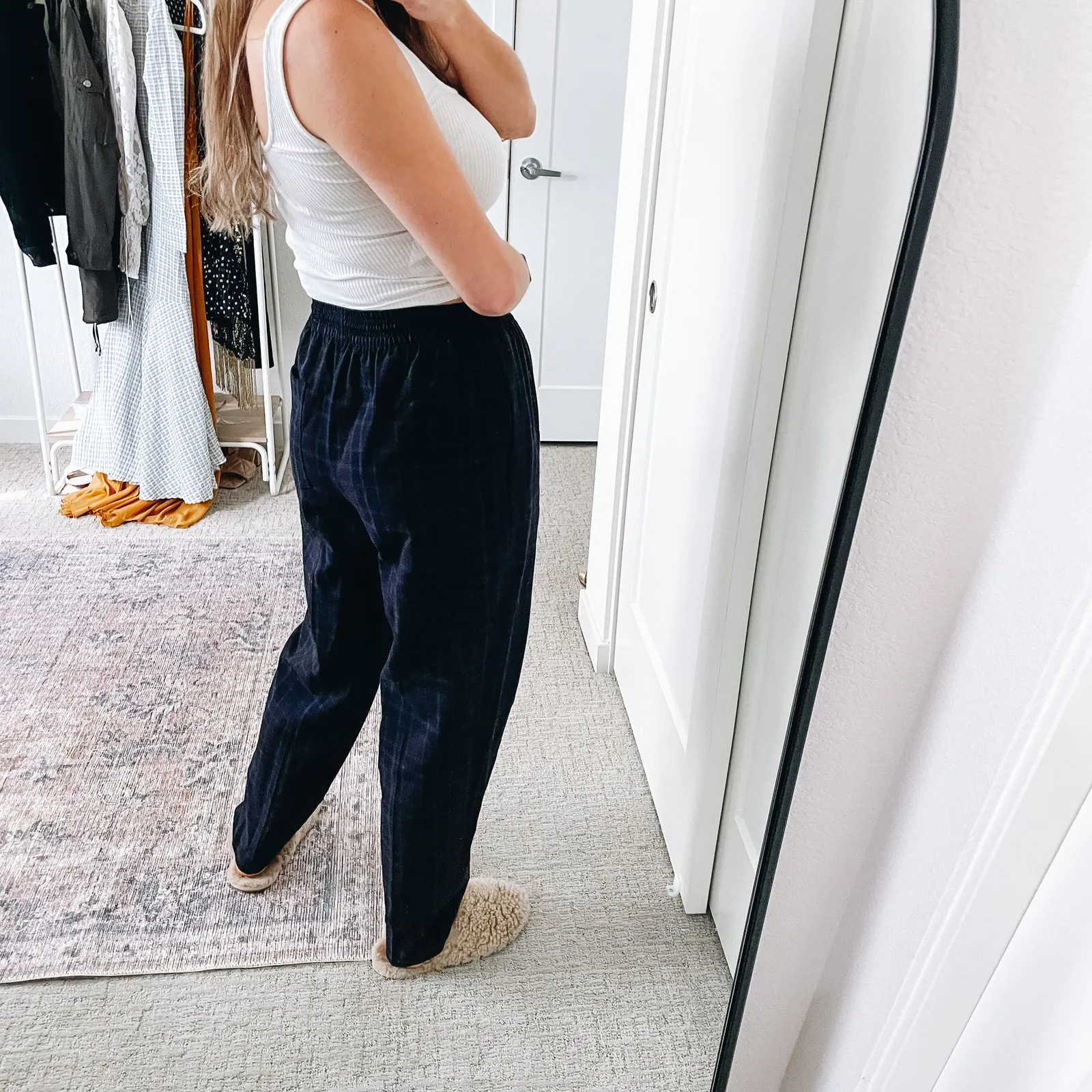 WILFRED ARITZIA Plaid Slim Trouser Pants - Image 13