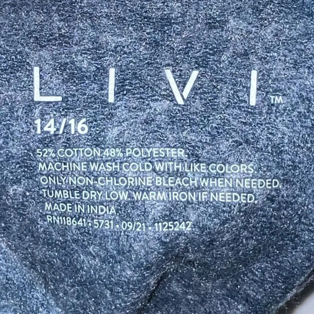 Lane Bryant Livi Activewear Tie Dye Zip Up Hooded Sweatshirt (14/16) - Image 7