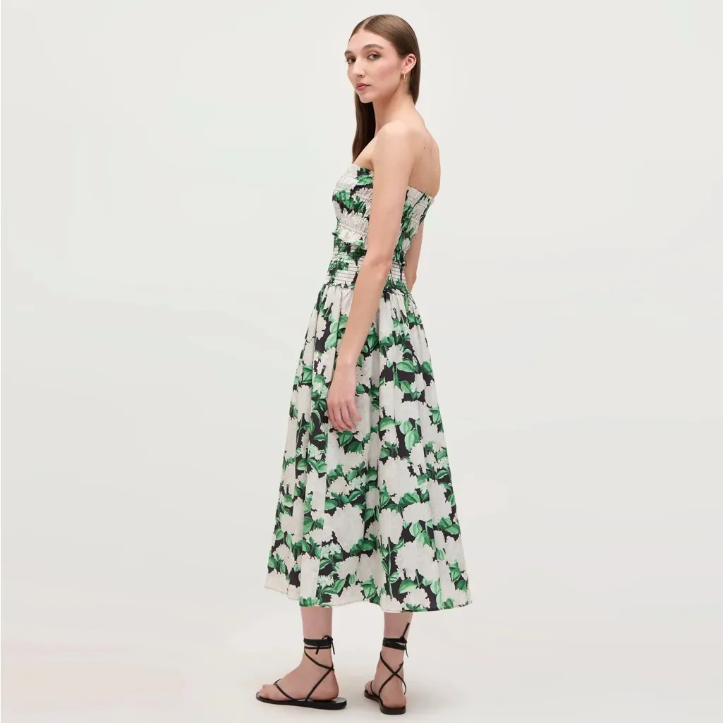 NWT HILL HOUSE HOME The June Nap Top in Night Bloom Cotton - Image 3