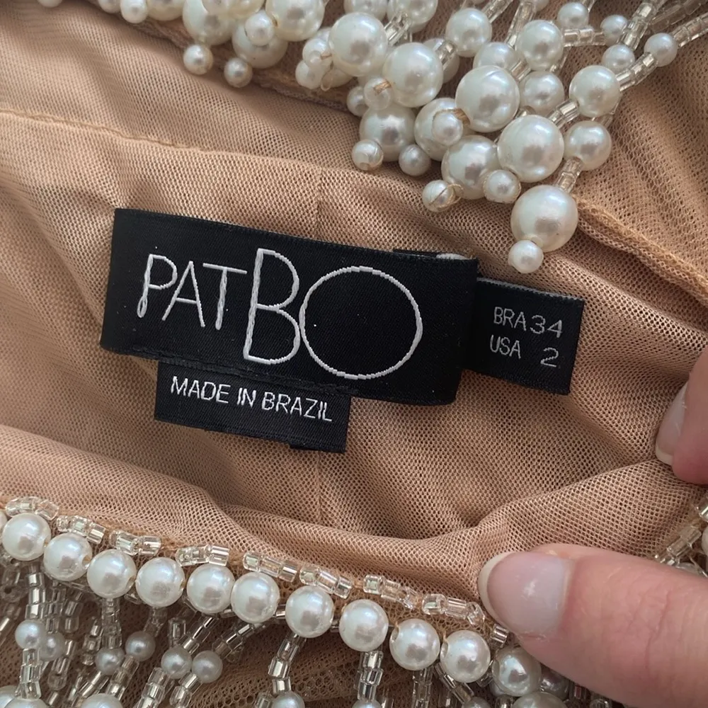 NWOT Patbo FULLY BEADED PEARL CUT - Image 7