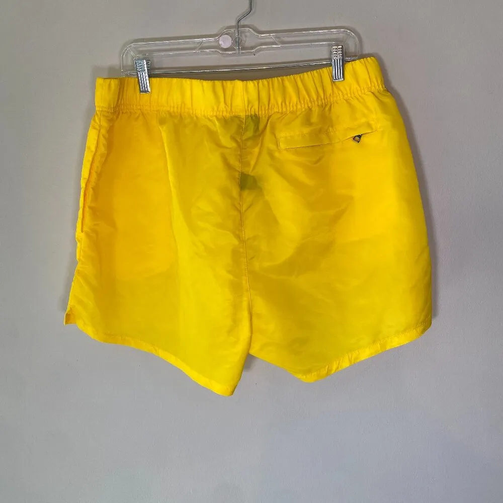 NWOT WSLY Yellow Track Shorts Size XL - Image 4