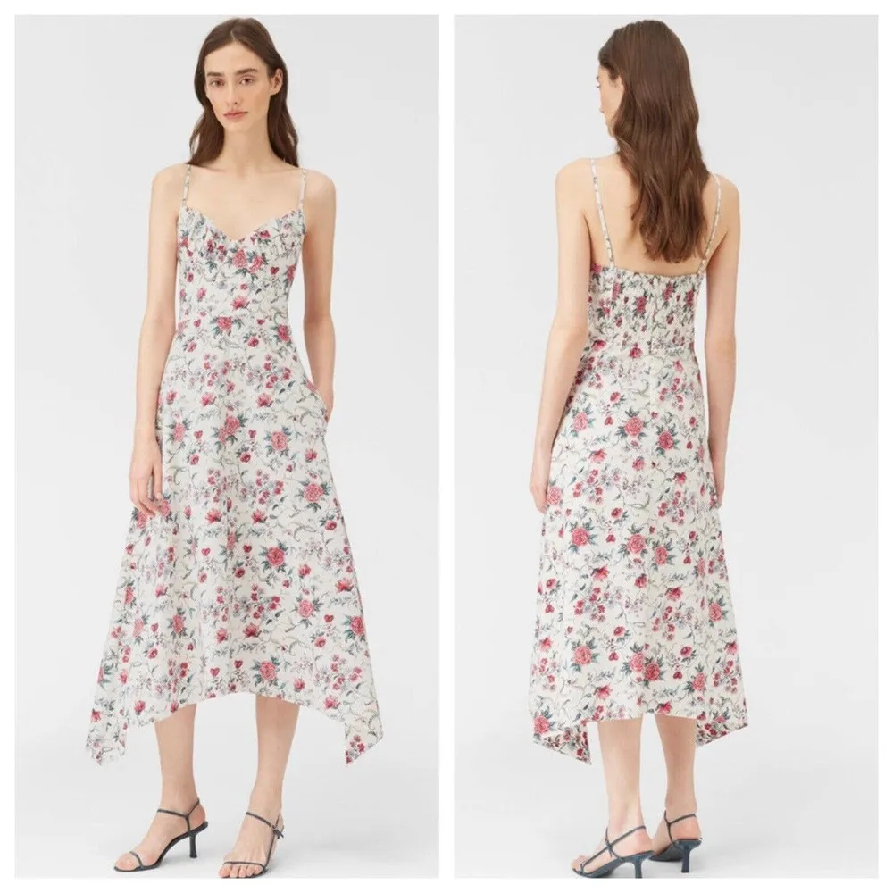 Rebecca Taylor Esmee Fleur Tank Dress Size 6 Rosebud Combo New $495 - Image 2