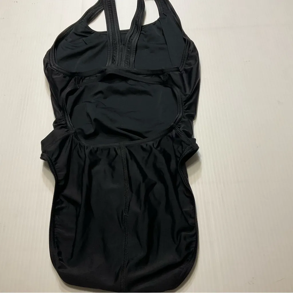 Speedo Women’s One Piece Swimsuit Sz 8/34 Black - Image 6