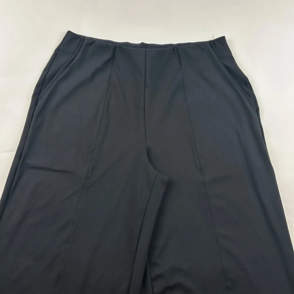 PETITE Old Navy Black Powersoft High Rise Wide Leg Pant LP - Image 2