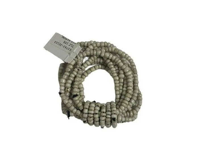 Cream Beaded Layered Boho Stretch Bracelet Western NEW Black - Image 2