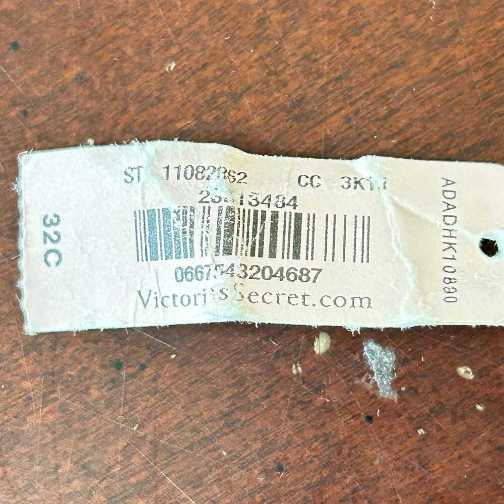 Victoria's Secret Bra Women 32C Pink Dream Angel High Neck Lace Unlined Demi NEW - Image 8