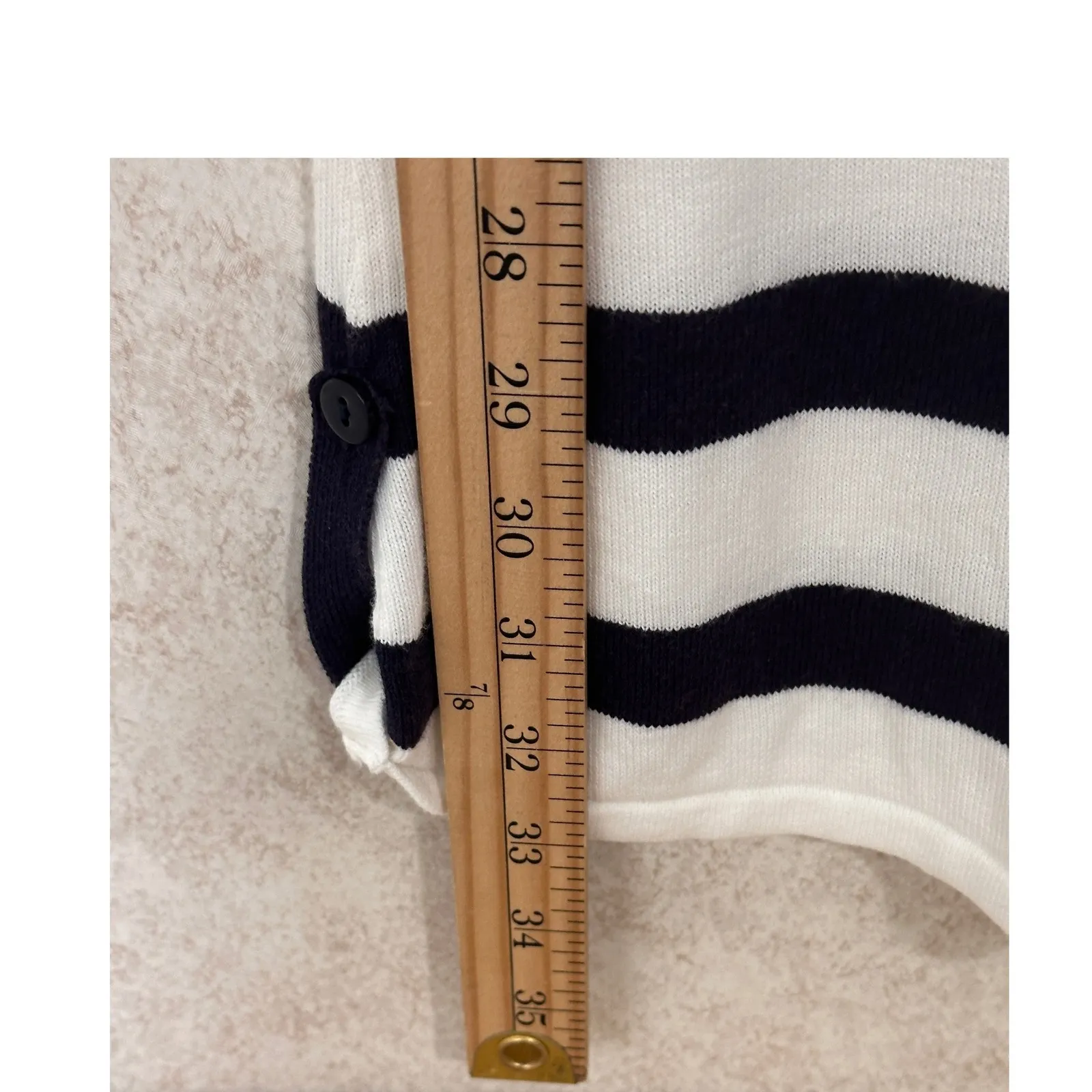 Alice + Olivia‎ Striped Mini Dress Womens Size XS Cotton Rayon Sailor Nautical - Image 3