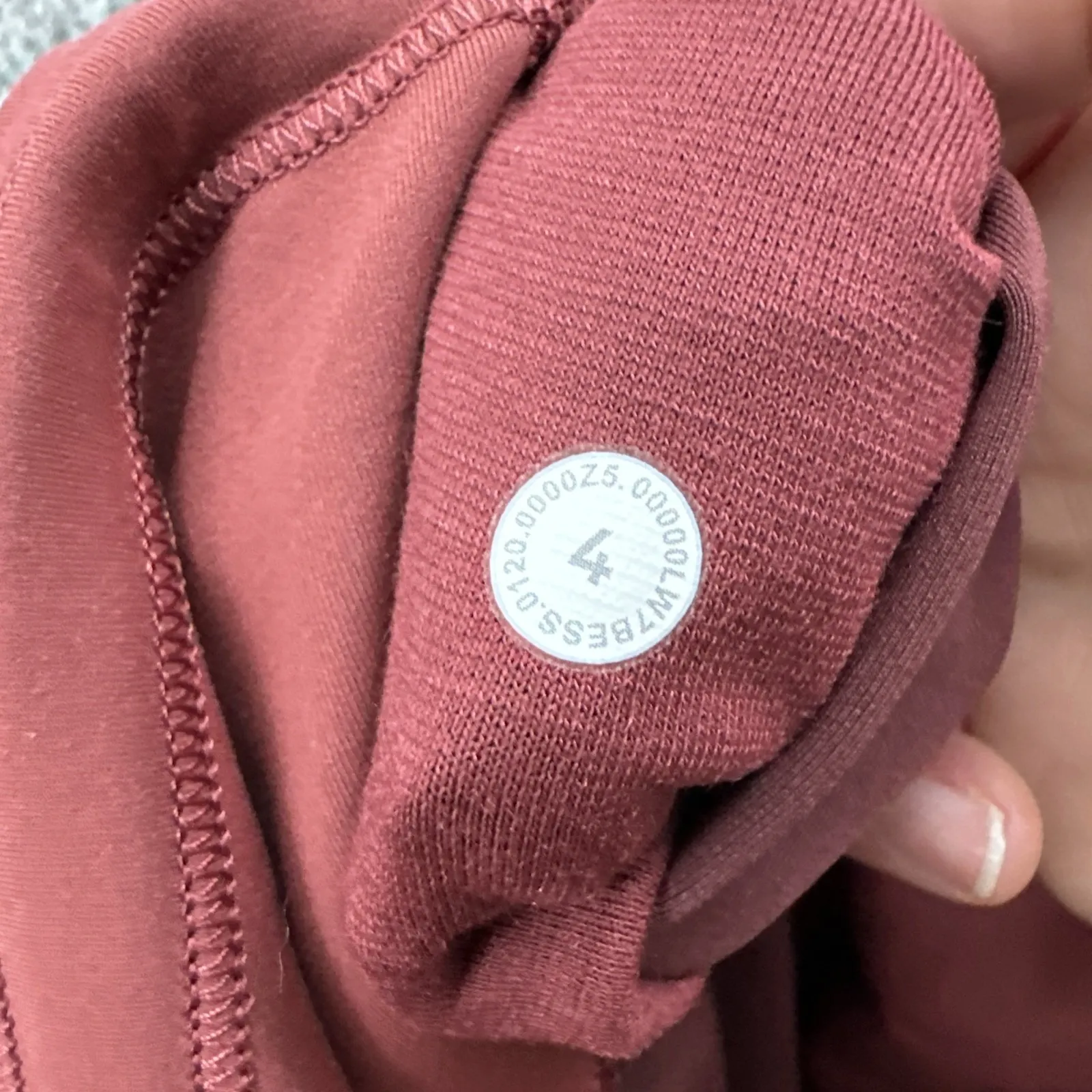 Lululemon Wunder Train High Rise Shorts 6" Chianti Maroon Athletic Biker Women 4 - Image 5