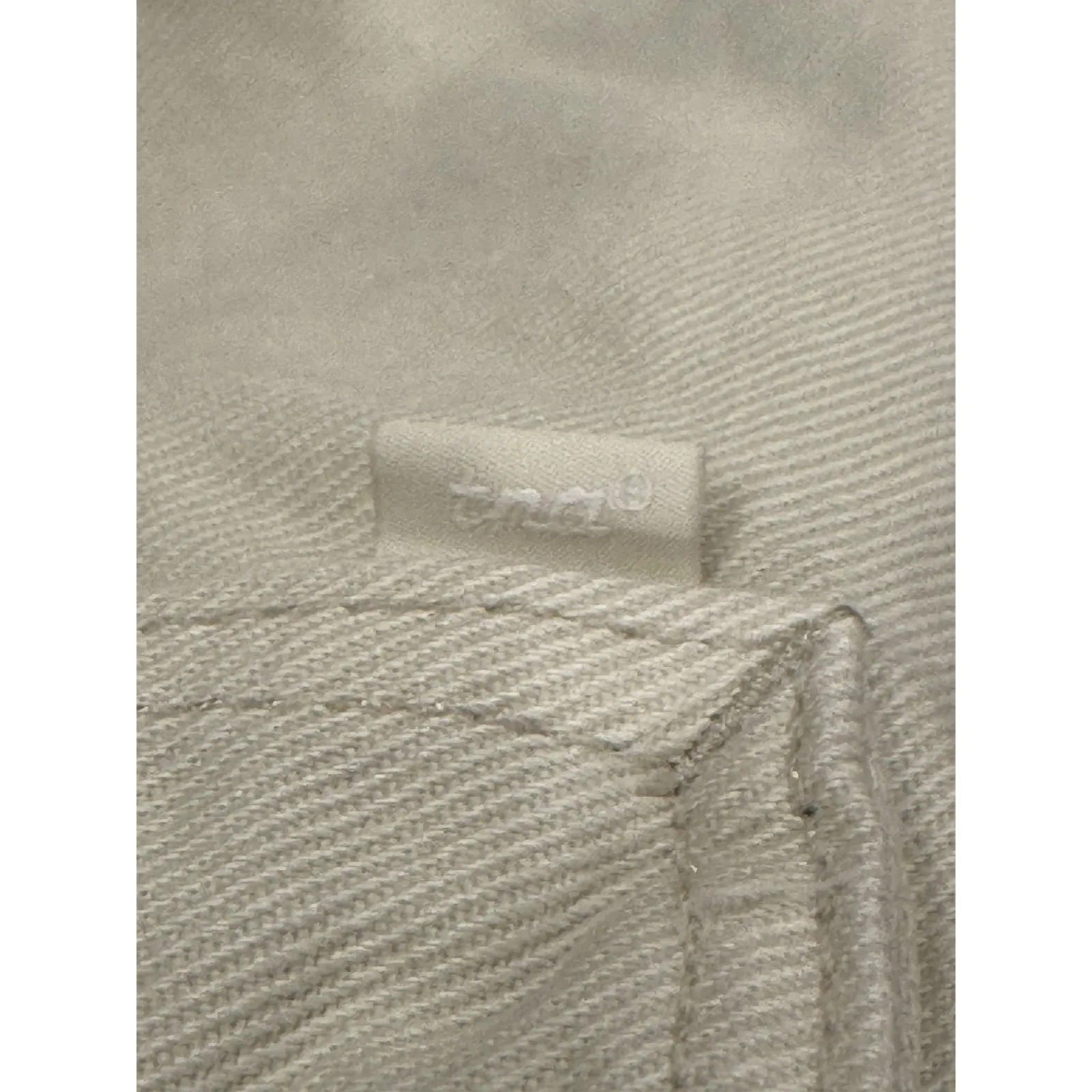 TNA Aritzia Troop Cargo Pants Cream Color Relaxed Y2K 90s Look Streetwear Sz 6 White - Image 9