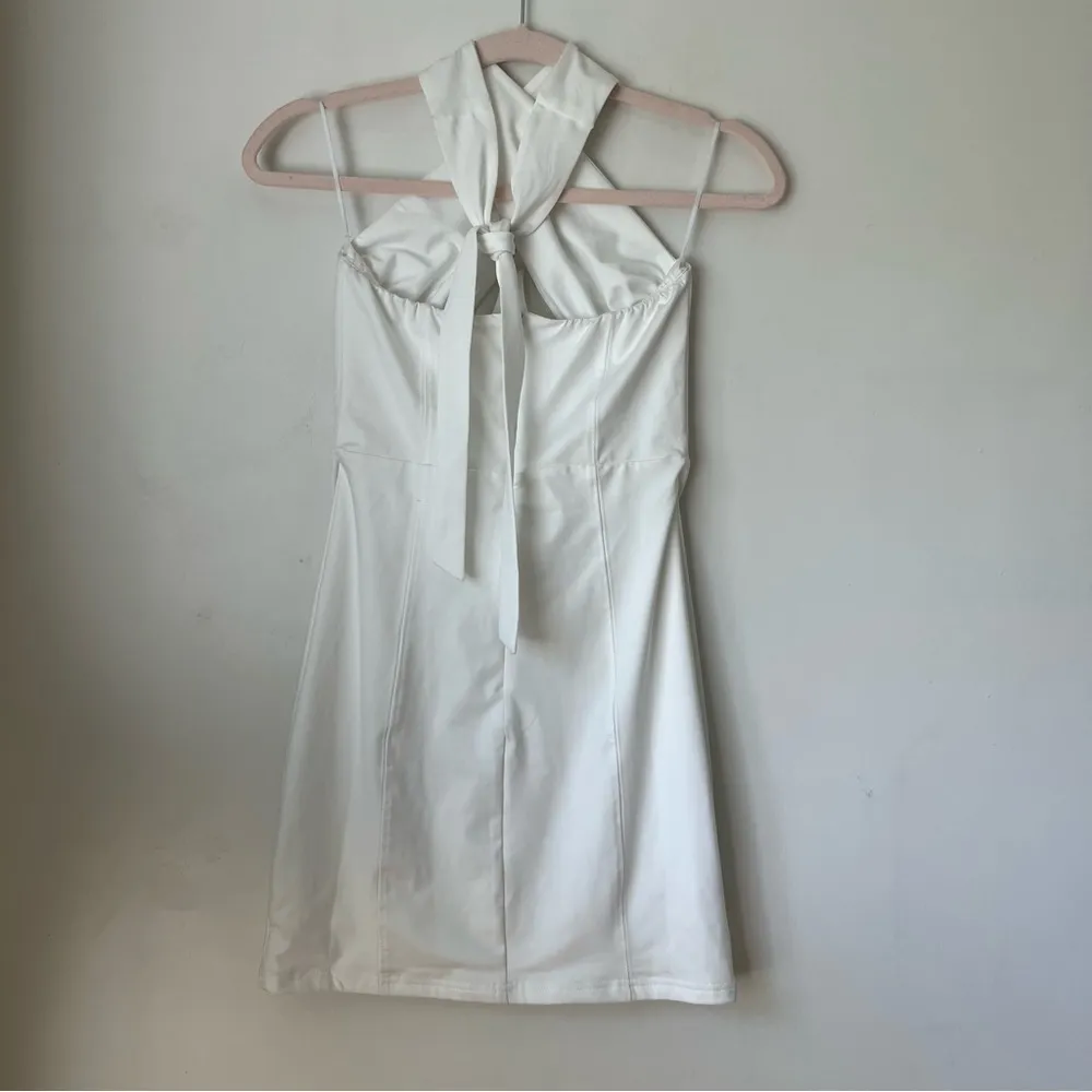 Princess Polly Feel Good White Halter Underwire Bodycon Mini Dress 0 - Image 11