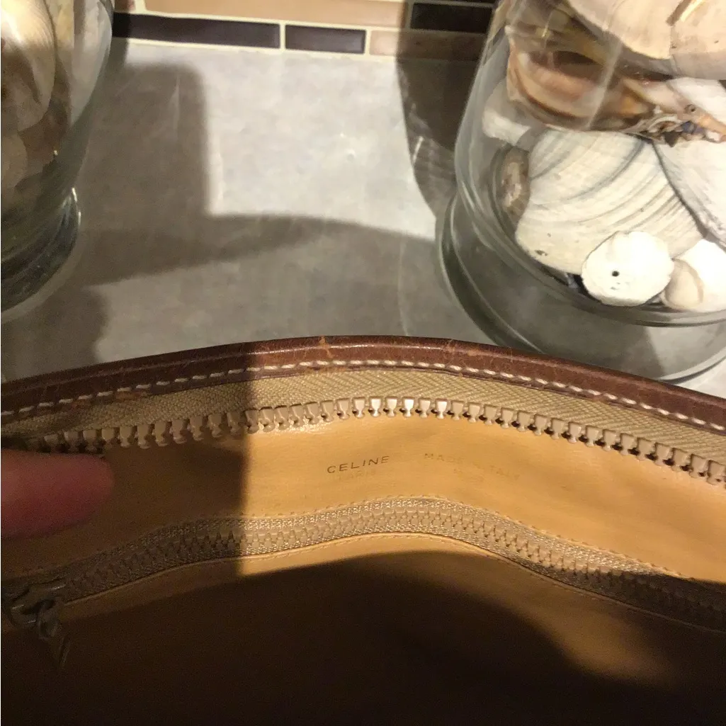 CELINE MACADAM ZIP OP POUCH - Image 7