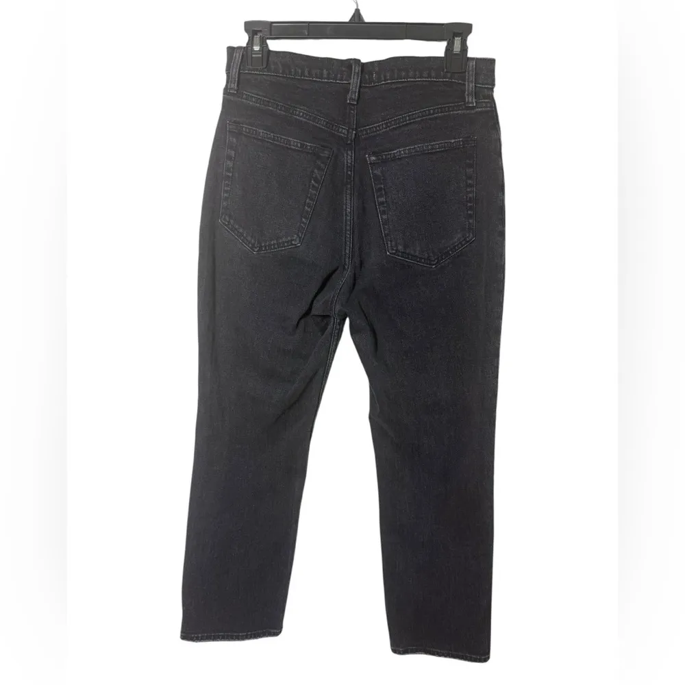 Abercrombie & Fitch The Ankle Straight Ultra High Rise Size 28 - Image 4