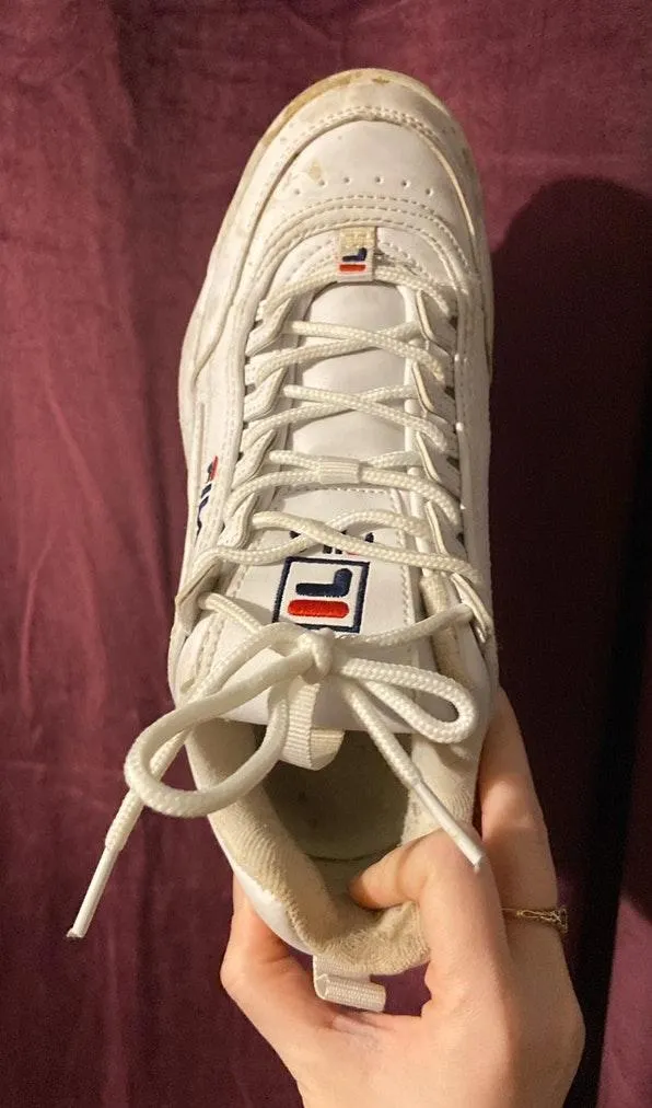 FILA White Chunky Sneakers - Image 2