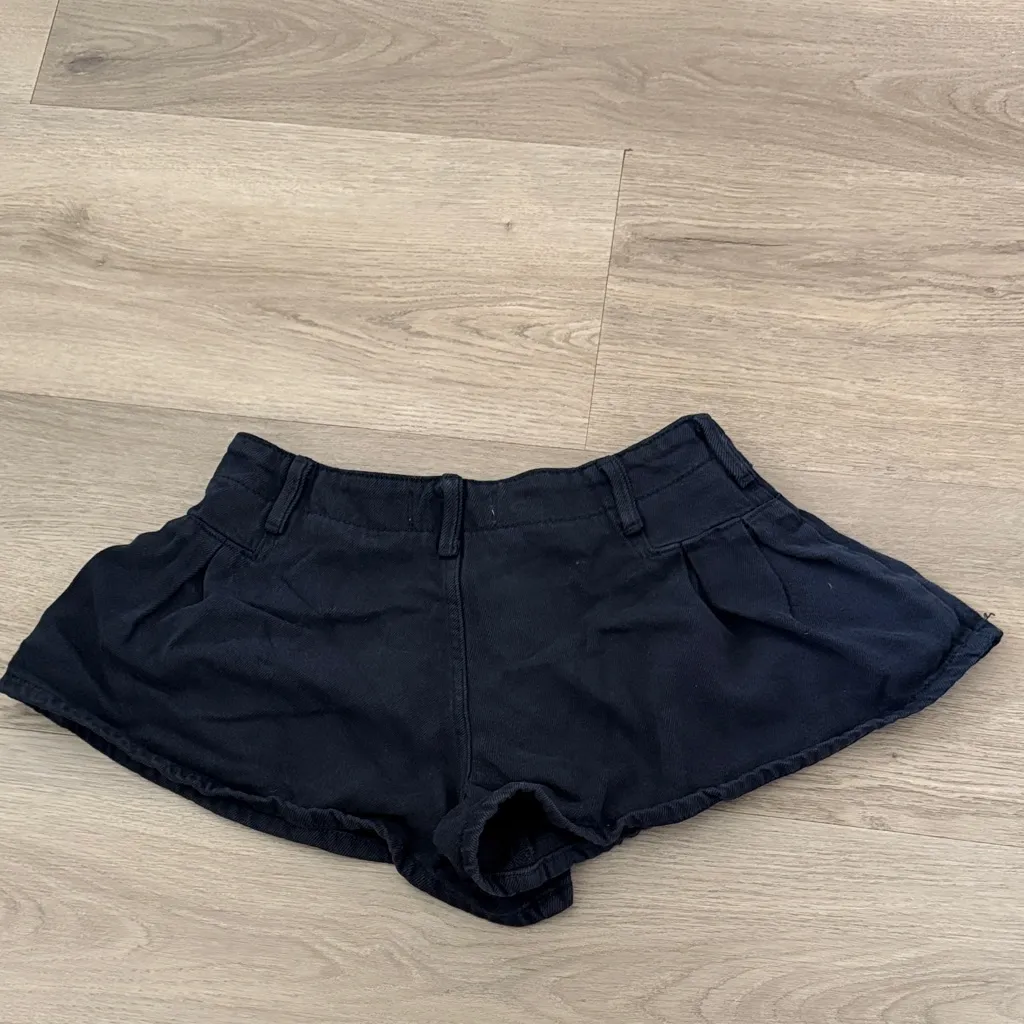 Free People Black Jean Shorts - Image 3