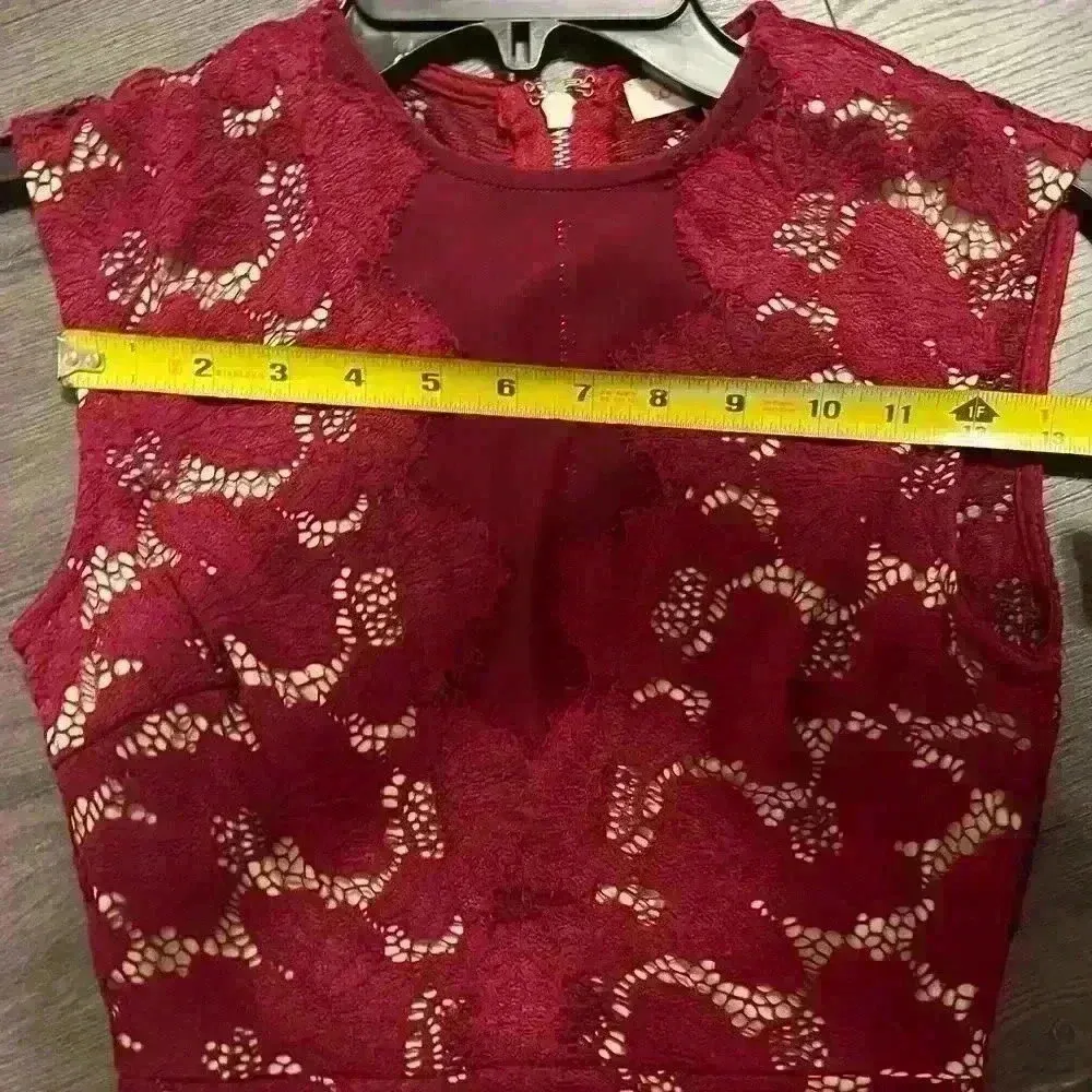 Red Cocktail Dress Red - Image 8