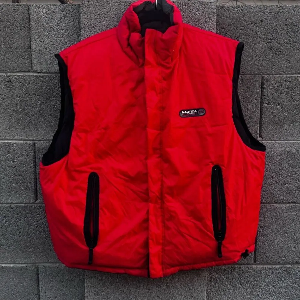 Nautica Reversible Puffer Quilted Vest Extreme Performance Gear (EPG) XL - Image 2