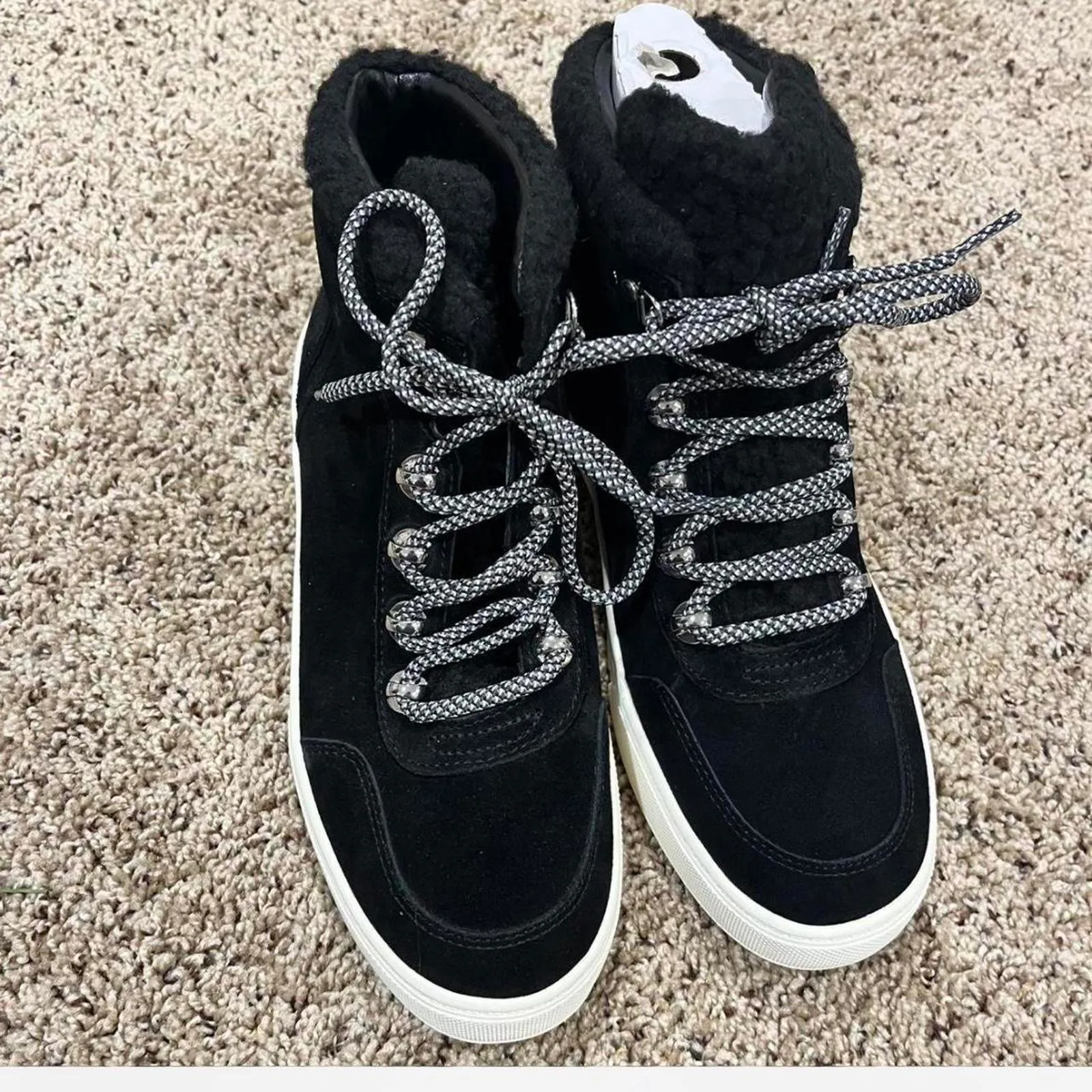 Marc Fisher Women Hi Top Sneaker Suede Summa Booties - Image 2