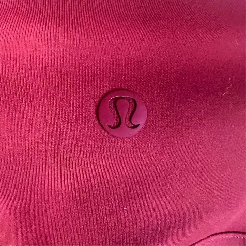 Lululemon Instill HR 25”‎ Smooth Cover Fabric Smoky Red Size 2 Women's Leggings - Image 4