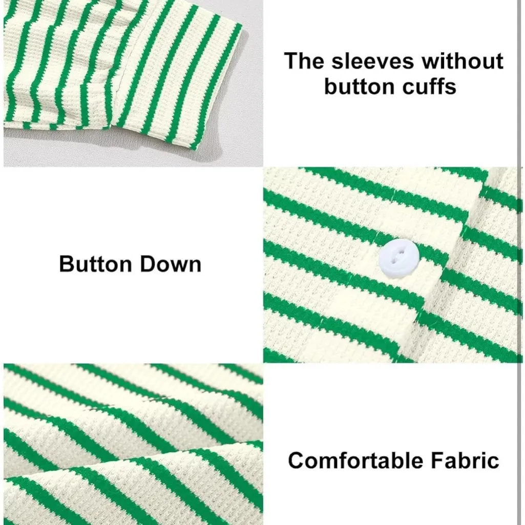 Astylish Women's Casual Button Down Long Sleeve V - Image 6