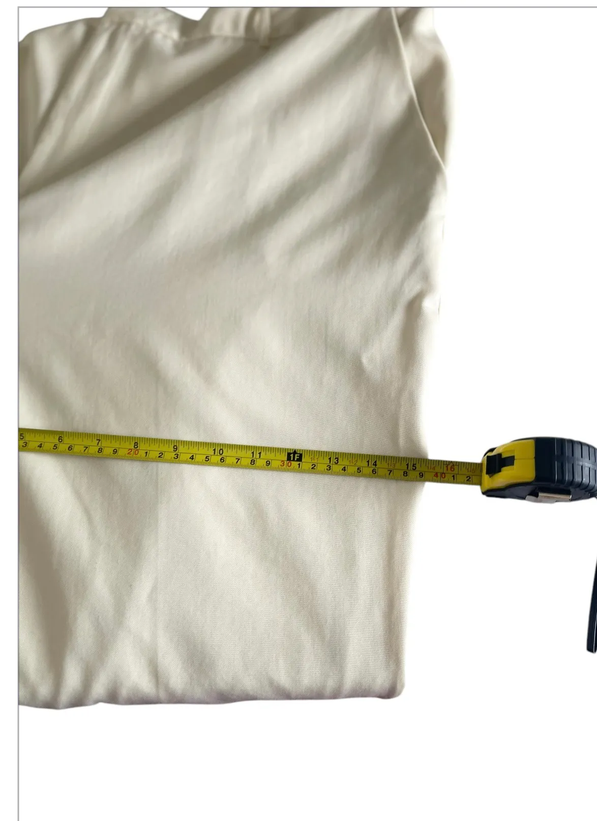 Lauren  Womens Wide Leg Wool/Linen Trousers Beige Size 20W Plus - Image 7