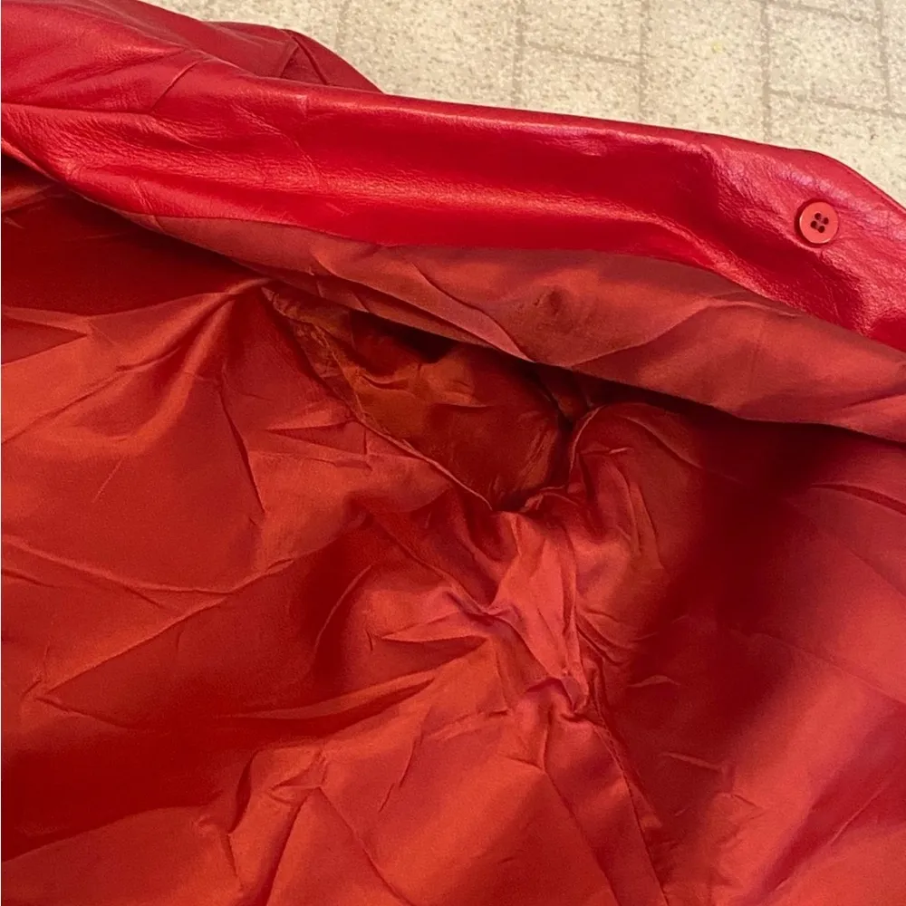 Genuine red leather jacket | Danier Canada - Image 10