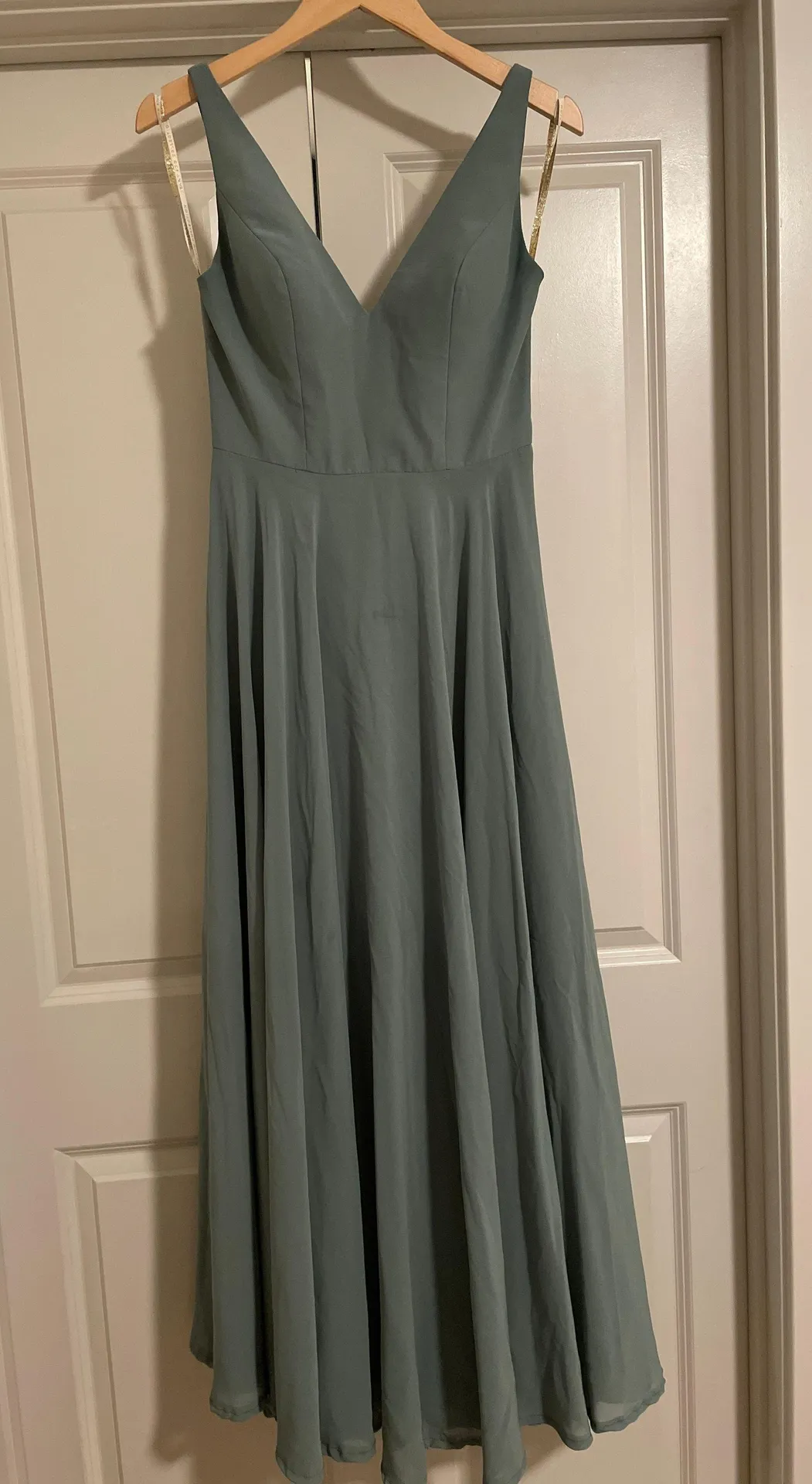 Jenny Yoo Jenny Too Maddi Eucalyptus Bridesmaid Dress - Image 3