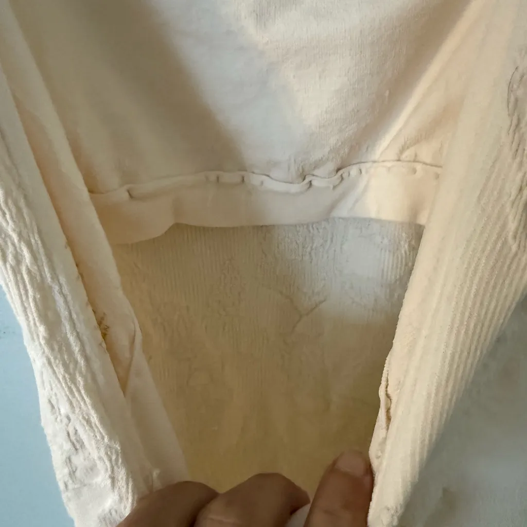 Free People Send Love Jacquard Seamless Bodysuit – Size XS/S – Ivory White NWT - Image 9