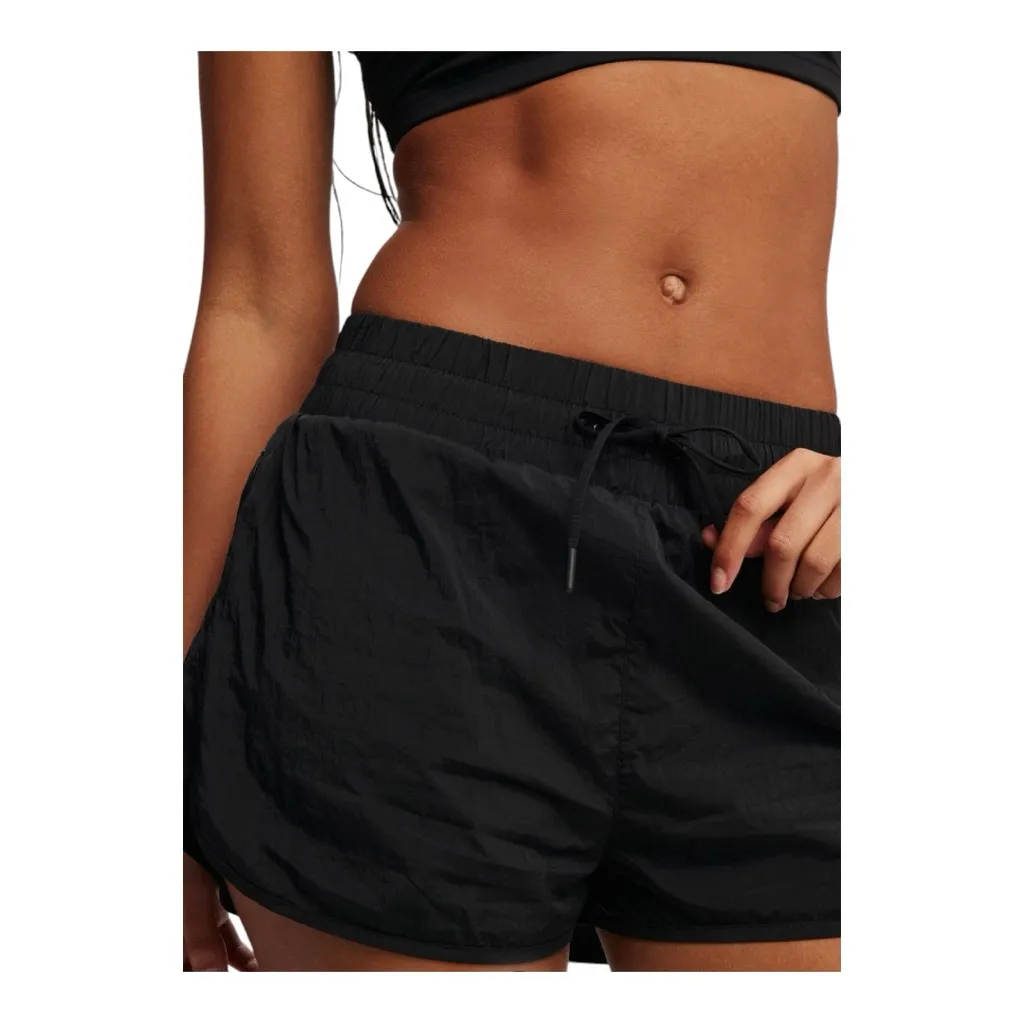 New Cotton On Body Women’s Warm Up Woven Shorts Size Small Black - Image 5