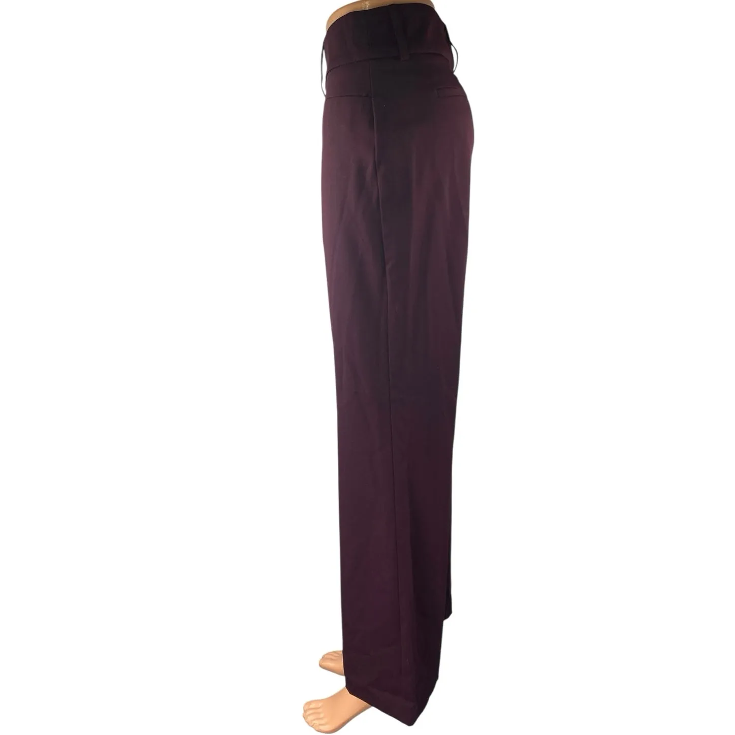 Alfani Women's Purple High Waisted Flared Bootcut Trousers Dress Pants Size 2S - Image 2
