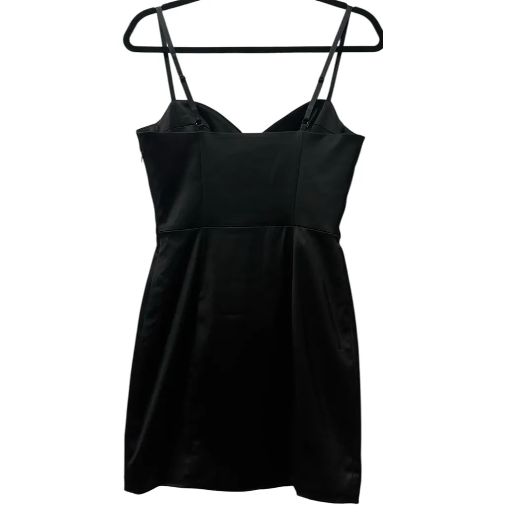 NWT ARITZA TEN‎ HEARTBEAT Bustier BLACK Satin MINI DRESS SIZE 8 - Image 7