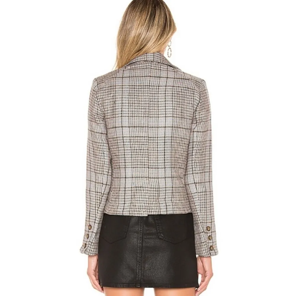 NEW FREE PEOPLE Chess Blazer in Multi XS - Image 5