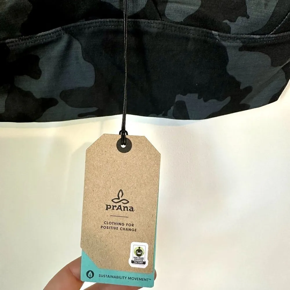 NWT Prana Layna Brami in Black Camo - Size Small - Image 5