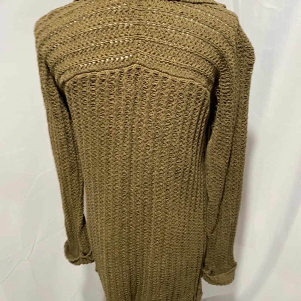 Boden olive green open front cardigan small - Image 8