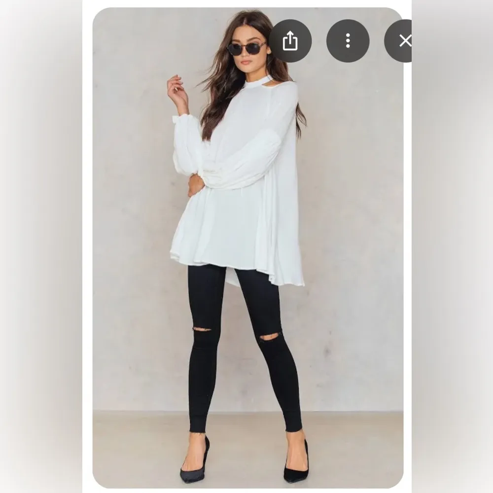 Free People Drift Away white tunic boho dress or tunic sz XS or S - Image 2