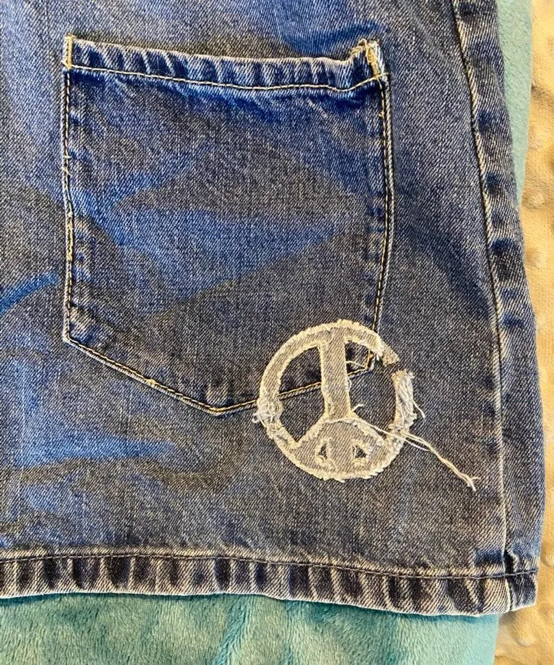 ZARA Denim Overall Dress - Image 3