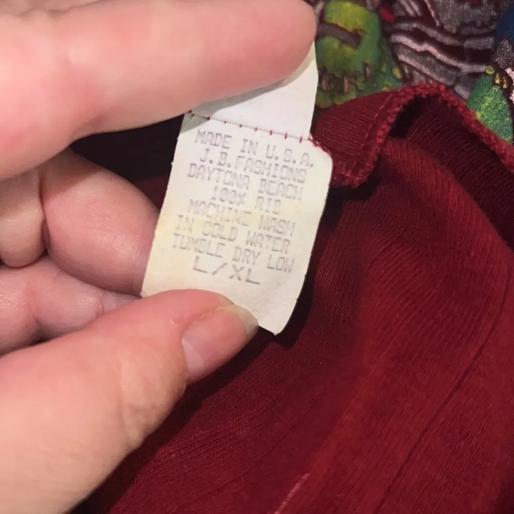 Vintage Daytona Beach Bike‎ Week 1998 Fireside Ormond Single Stitch Tank L/XL Red Size L - Image 5