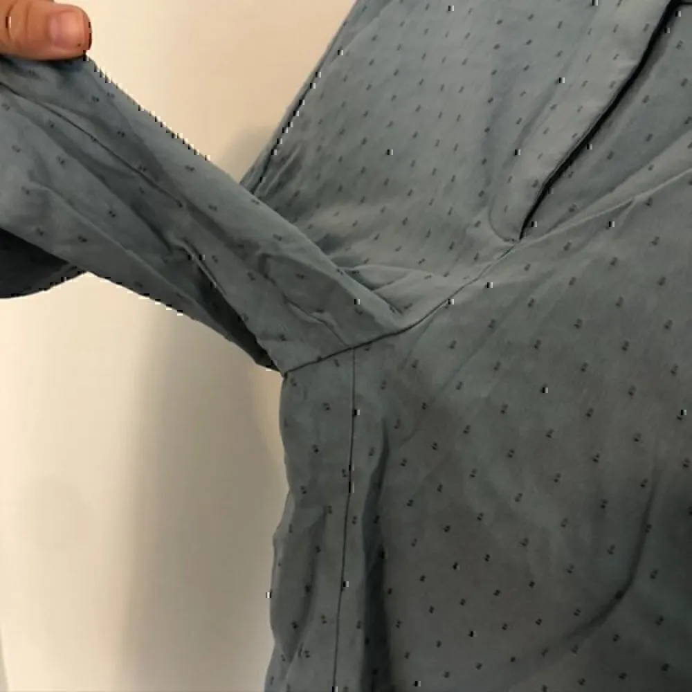 ZARA BASIC Trousers Jogger / Elastic Waist Baby Blue Cropped Ankle Tapered Pants - Image 8