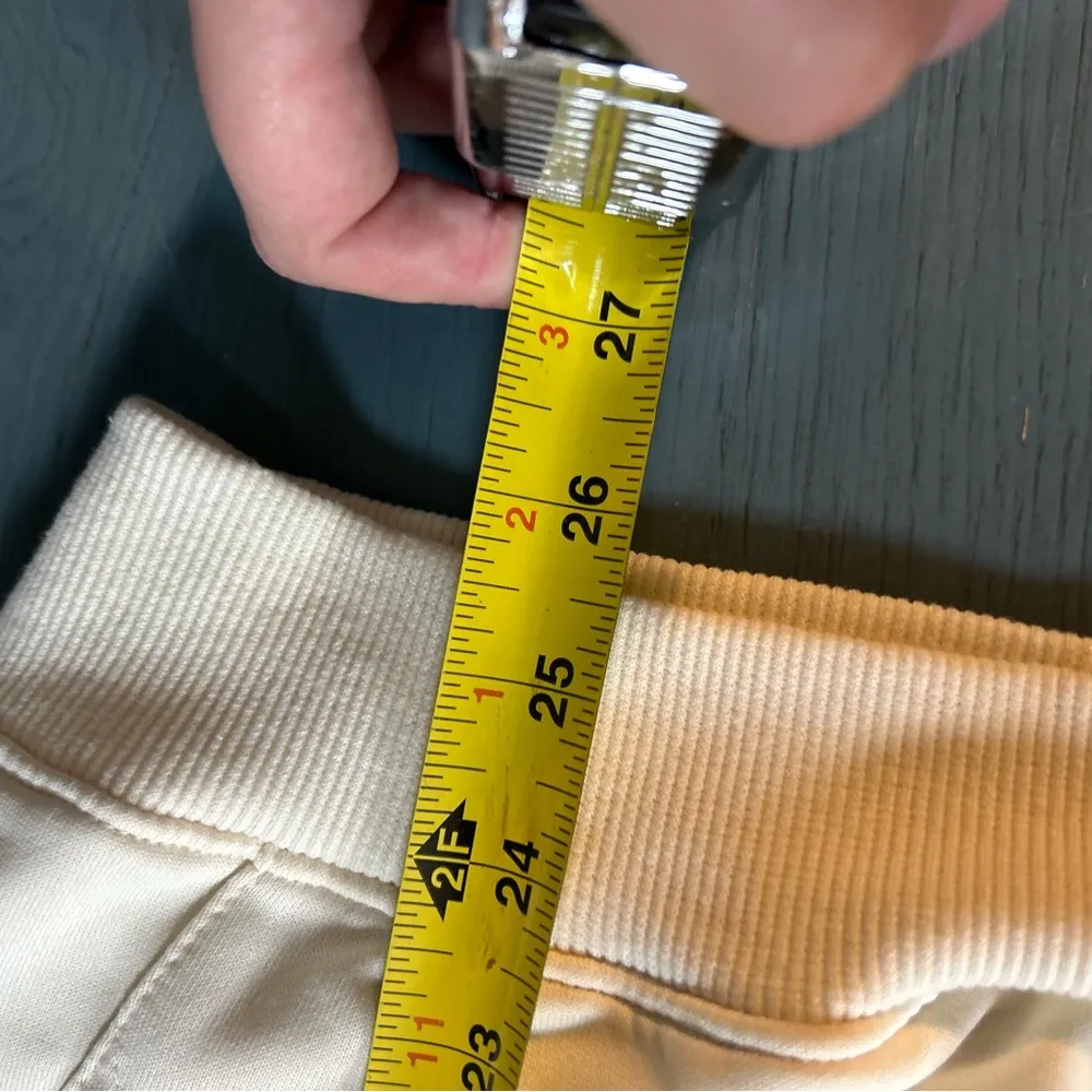 NWOT Amazon Cream Hoodie w/Black Lettering “Pilates Girl” | Size Large - Image 5