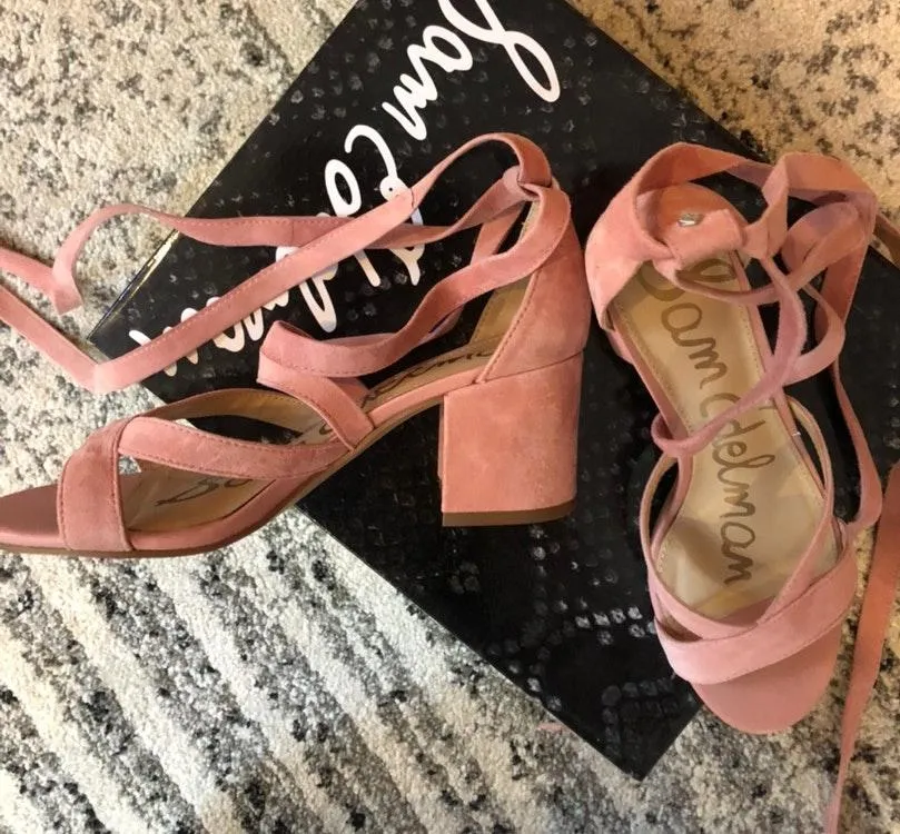 Sam Edelman Sheri Wrap Ankle Block Heel Sandal - Image 4